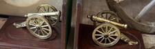 Pair Of Vintage Brass Cannons