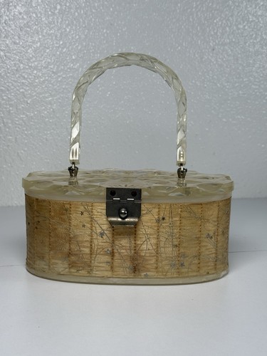 1950s vintage carved lucite - vintage,
