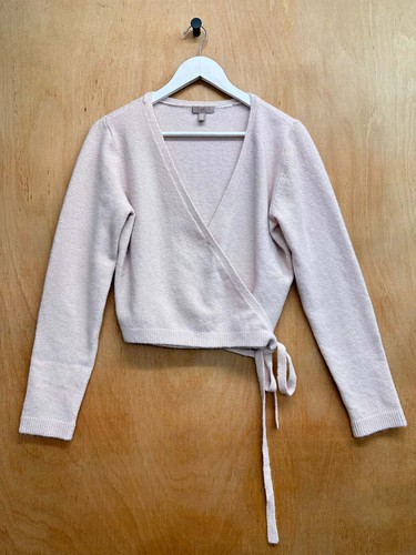 Dusky pink knitted wrap - h&m,