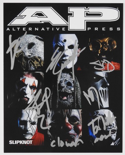 Slipknot autograph signed - signed, jsa