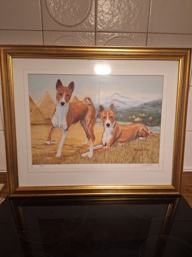 Limited edition basenji dog - basenji,
