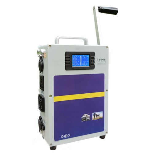 Outdoor hand crank generator - crank,