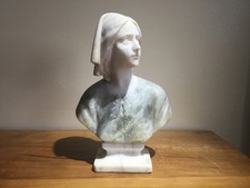 Marble Bust Sculpture. Joan of