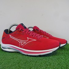 Mizuno Enerzy Trainers Size 7 Women's Red Wave Rider 25 Road Running Shoes