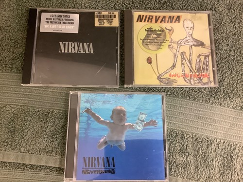 Nirvana albums job lot - 3, cd