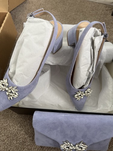 Phase eight blue faux suede - phase,