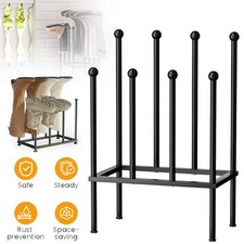 4 Pair Metal Welly Boot Stand
