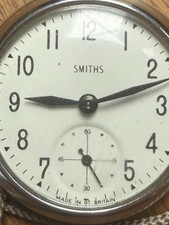 Smiths Chromed White Dialed