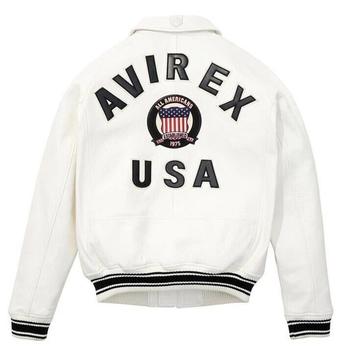 Avirex men white sheepskin - avirex,