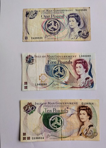 Rare isle man set bank - of,
