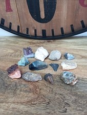 Bundle Of Crystal Mineral And Rock Samples Specimens