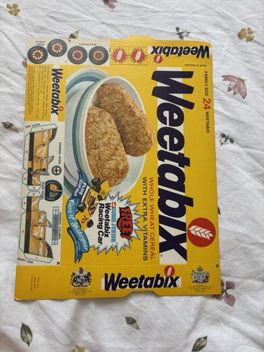 Vintage weetabix packet cars - packet,
