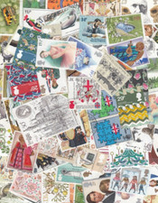 100 Great Britain Stamps Fine