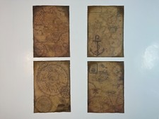 Pirate Treasure Map Aged