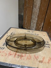 Vintage French Smoked Glass