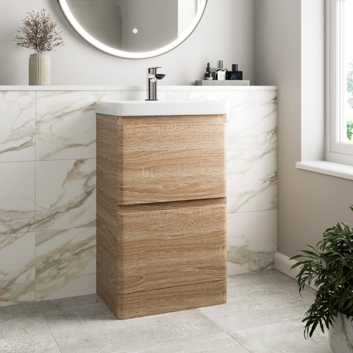 Floor standing bathroom vanity - floor,