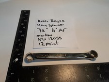 Rolls Royce 12 point ring spanner 7/16" 1/2" KU 13055 Engineer tool