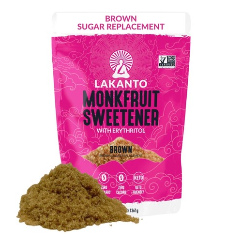 Lakanto brown monk fruit - brown,