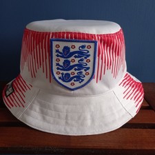ENGLAND Football Team Bucket Hat from Upcycled Official NIKE shirt 