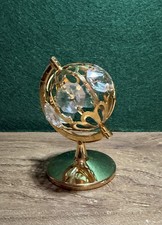 Crystal Temptations 24k Gold Plated Swarovski Crystal Globe Sun Catcher.