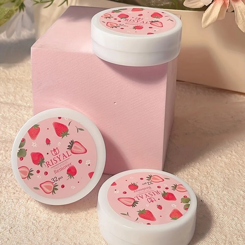 Strawberry nail polish remover - strawberry,