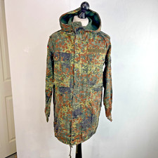 Vintage 1997 Flecktarn Camo Parka Jacket Size L German Army Military H Winnen