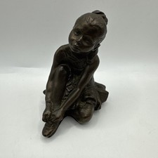 HEREDITIES COLD CAST RESIN BRONZE FIGURE OF A BALLERINA