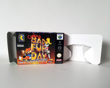 Conkers Bad Fur Day Uncensored UKV PAL Box & Tray For Nintendo 64 N64