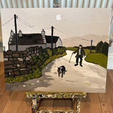 Welsh oil painting -