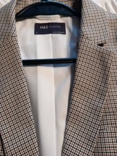 M AND S CASUAL BLAZER.  WORN