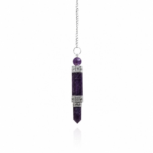 Amethyst crystal pendulum - amethyst,