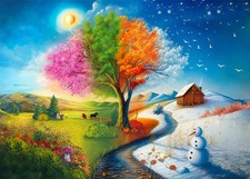 Four Seasons 100 Piece Puzzle