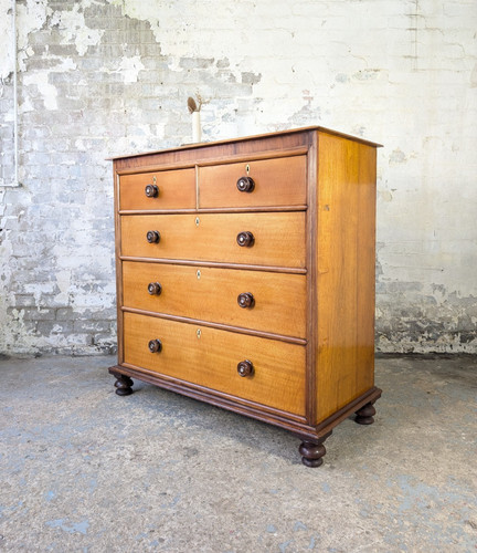 Antique large chest drawers - chest,