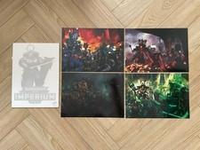 Warhammer 40k Imperium Limited Edition Prints / Posters A4 Size 21 x 29cm