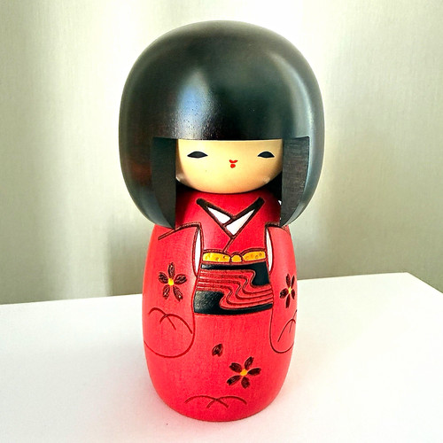 Signed usaburo kokeshi - usaburo,