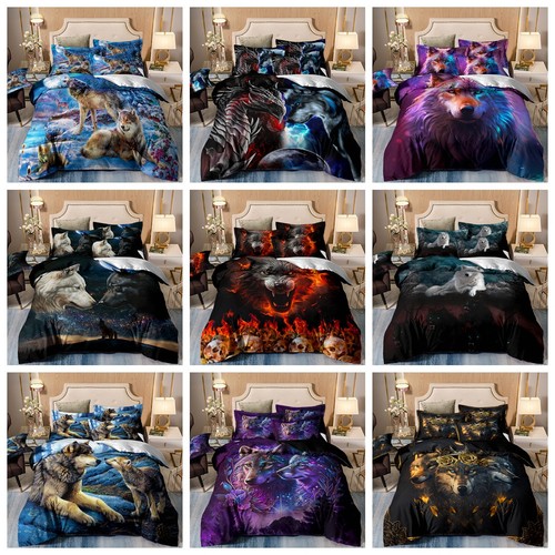 Wolf animals duvet cover with - wolf,