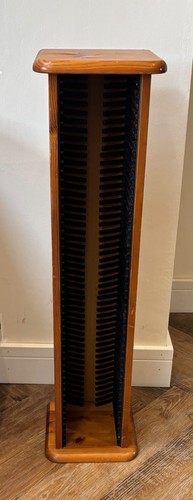 Vintage light wood - cd, rack