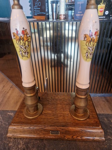 Angram twin beer engine hand - angram, engine,