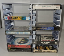 Cassette tape storage rack