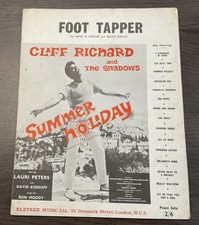 Vintage sheet music foot - sheet,