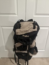 Inesca Hiking And Camping Backpack Voyager 75 Tan Black 