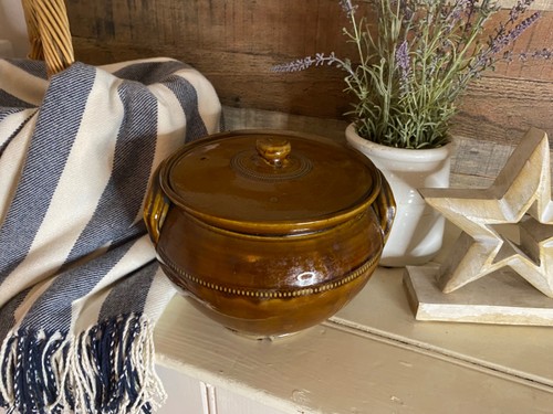 Large vintage rustic - vintage, stoneware