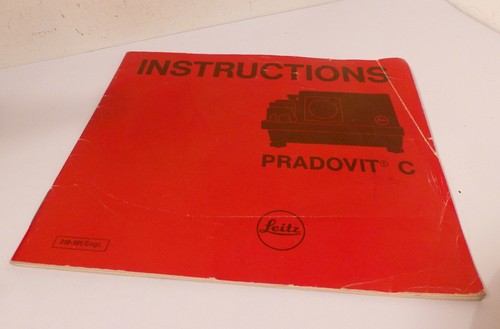 Leica leitz pradovit - leitz,
