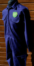 Goodwood Revival Retro Classic BP Badged Zip Front Navy Overalls Size XXL 49-51"