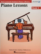 Piano Lessons Book 5 - Book &