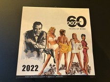 James Bond 007 60 Years of Bond 2022 Calendar Posters Collectibles Brand New UK