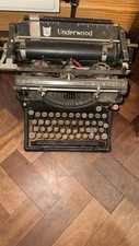 Vintage Underwood Standard Portable Typewriter circa 1920s