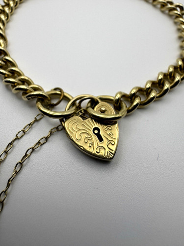 Asj 9ct gold curb chain - 9ct,