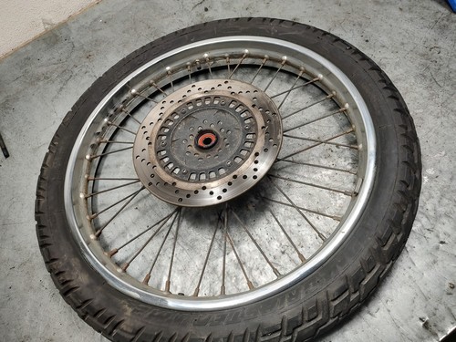 Front wheel tire rotor xt600e - tire,
