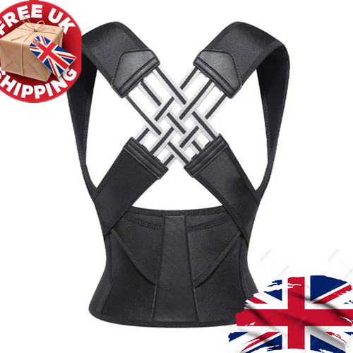 Back brace posture corrector - back,